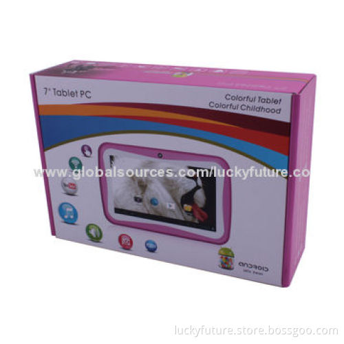 7" RK3026 Android 4.2 Dual Core Children's Tablet PC with 800*480P, 512MB RAM/4GB ROM/Wi-Fi/3,000mAh